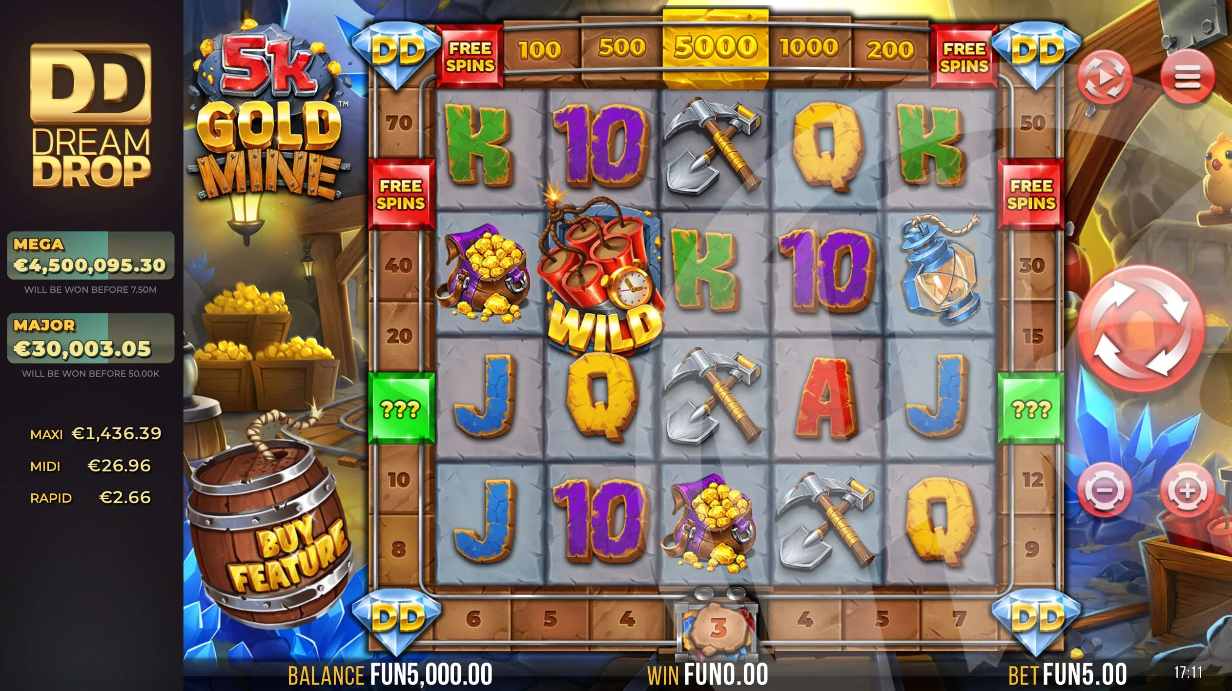 5k Gold Mine Slot Review pic 8